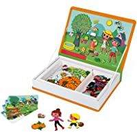 Los mejores  - Janod- MAGNETIBOOK 4 Estaciones Juego Magnetibook- Color Naranja (Juratoys J02721)